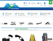 Tablet Screenshot of casaancora.com.br